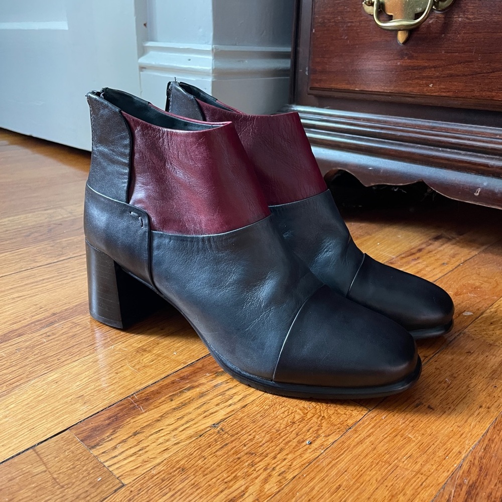 Everybody leather Block booties